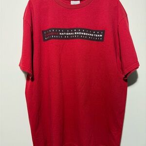 Nike ACG Red Short Sleeve Tee